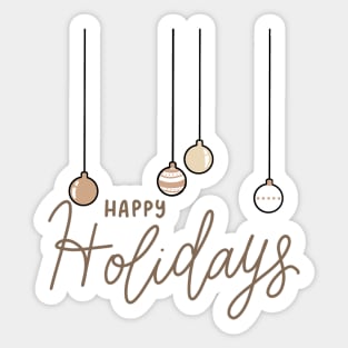 happy holidays Sticker